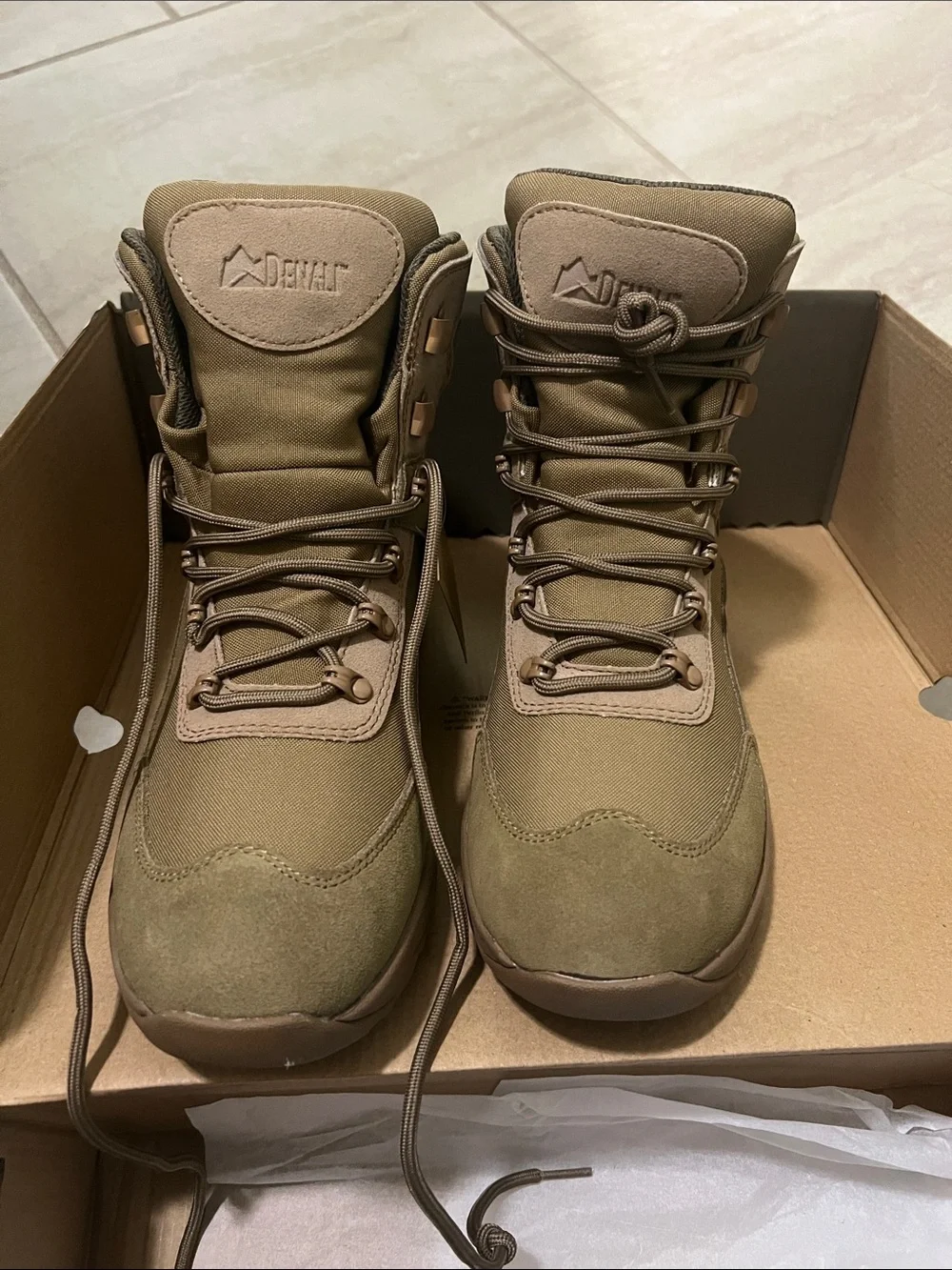 Men's Olive Tactical Hiking Boots